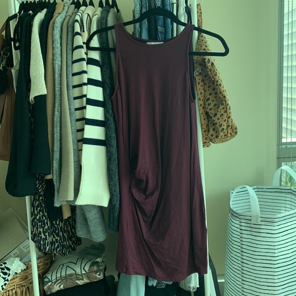 Ava Sky Mini Dress (Plum) - Picture 2 of 4